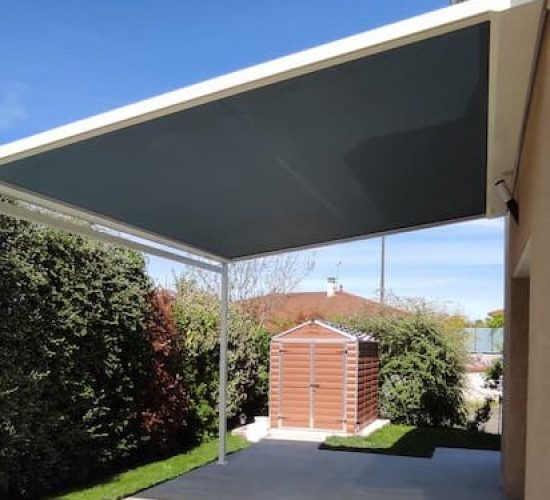 Pergola toile 2 pergola ASEO AIN PORTAIL PERGOLA STORE VOLET